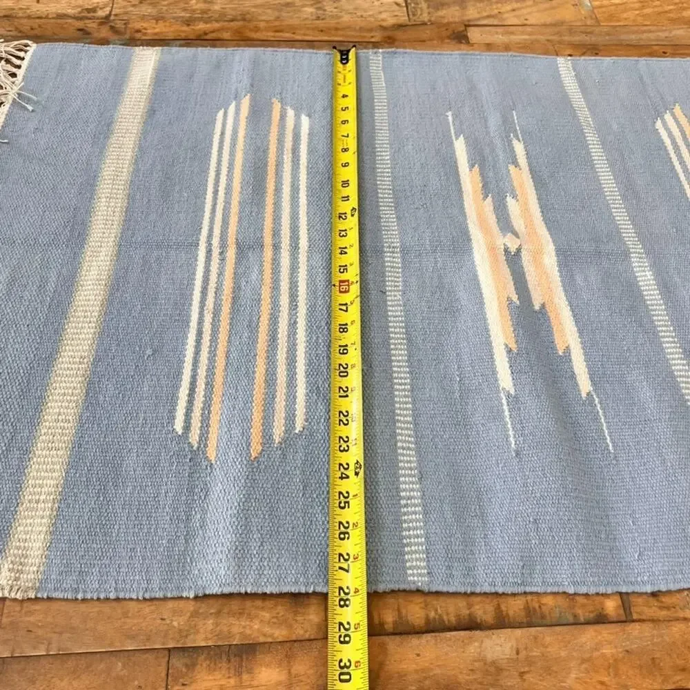 Vintage Handwoven Area Rug 48 x 28